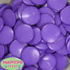 25mm Purple Acrylic Plastic Disc Bubblegum Beads - Image 2 of 0