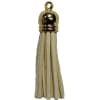 50mm Cream Leather Look Tassel - Image 1 of 0