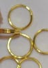 8mm Gold Tone Split Rings 20 pack - Image 2 of 0