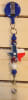 Royal Blue Beadable Badge Reel - Image 2 of 0