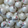 20mm Santa Hat with Believe Print on a White Matte Bead - Image 2 of 0