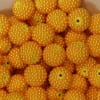 20mm Gold Berry Acrylic Bubblegum Beads - Image 2 of 0