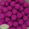 20mm Hot Pink Berry Acrylic Bubblegum Beads - Image 2 of 0