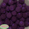 20mm Purple Berry Acrylic Bubblegum Beads - Image 2 of 0