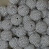 20mm White Berry Acrylic Bubblegum Beads - Image 2 of 0