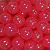 20mm Hot Pink Shiny AB Bubble Style Acrylic Gumball Bead - Image 2 of 0
