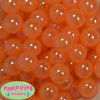 20mm Orange Shiny AB Bubble Style Acrylic Gumball Bead - Image 2 of 0