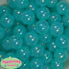 20mm Turquoise Shiny AB Bubble Style Acrylic Gumball Bead - Image 2 of 0