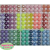 Bulk Mix of Pastel Bubblegum Beads 120pc - Image 1 of 0