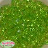20mm Clear Lime Ice Cube Bubblegum Bead - Image 1 of 0