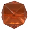 20mm Clear Orange Ice Cube Bubblegum Bead - Image 1 of 0