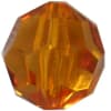 20mm Clear Orange Facet Bubblegum Beads - Image 1 of 0
