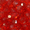 20mm Clear Red Facet Bubblegum Beads - Image 2 of 0