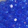 20mm Clear Royal Blue Facet Bubblegum Beads  Bulk - Image 2 of 0