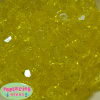 20mm Clear Yellow Facet Bubblegum Beads  Bulk - Image 1 of 0