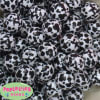 20mm Cow Print Pearl Bubblegum Beads - Image 1 of 0