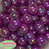 20mm Berry Crackle Bubblegum Bead - Image 1 of 0