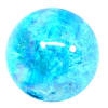 20mm Cyan Blue Crackle Bubblegum Bead - Image 1 of 0