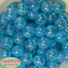 20mm Cyan Blue Crackle Bubblegum Bead - Image 2 of 0