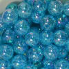 20mm Cyan Blue Crackle Bubblegum Bead Bulk - Image 2 of 0