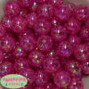 20mm Hot Pink Crackle Bubblegum Bead - Image 2 of 0