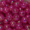 20mm Hot Pink Crackle Bubblegum Bead - Image 2 of 0