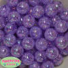 20mm Purple Crackle Bubblegum Bead - Image 1 of 0