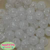 20mm White Crackle Bubblegum Bead Bulk - Image 1 of 0