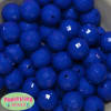 20mm Royal Blue Disco Ball Bubblegum Beads Bulk - Image 1 of 0