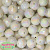 20mm White Disco Ball Bubblegum Beads - Image 2 of 0