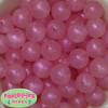 20mm Pink Frost Acrylic Bubblegum Beads Bulk - Image 1 of 0