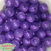 20mm Purple Frost Acrylic Bubblegum Beads - Image 1 of 0