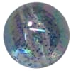 20mm Baby Blue Clear Glitter Acrylic Bubblegum Beads - Image 1 of 0