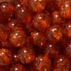 20mm Orange Glitter Acrylic Bubblegum Beads Bulk - Image 2 of 0