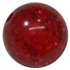 20mm Clear Red Glitter Acrylic Bubblegum Beads - Image 1 of 0