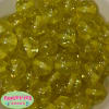 20mm Yellow Clear Glitter Acrylic Bubblegum Beads - Image 2 of 0