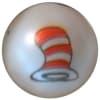 20mm Cat Hat Print Bubblegum Beads - Image 1 of 0