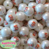 20mm Cat Hat Print Bubblegum Beads - Image 2 of 0