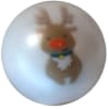20mm Rudolph the Red Nosed Reindeer Print Bubblegum Beads - Image 1 of 0