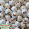20mm Vintage Christmas Tree Truck Print Bubblegum Beads - Image 2 of 0