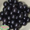 20mm Black Matte Acrylic Pearl Bubblegum Beads Bulk - Image 1 of 0