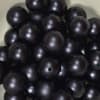 20mm Black Matte Acrylic Pearl Bubblegum Beads Bulk - Image 2 of 0
