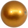 20mm Matte Gold Acrylic Pearl Bubblegum Beads - Image 1 of 0