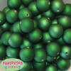 20mm Matte Green Acrylic Pearl Bubblegum Beads - Image 2 of 0
