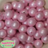 20mm Matte Pastel Pink Acrylic Bubblegum Beads Bulk - Image 1 of 0