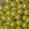 20mm Matte Pastel Yellow Acrylic Bubblegum Beads - Image 2 of 0