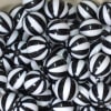 20mm Black Melon Stripe Bubblegum Beads - Image 2 of 0