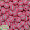 20mm Pink Melon Stripe Bubblegum Beads - Image 2 of 0