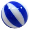 20mm Royal Blue Melon Stripe Bubblegum Beads - Image 1 of 0