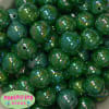 20mm Emerald Green Miracle AB Acrylic Bubblegum Beads Bulk - Image 1 of 0